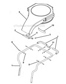 Part Location Diagram of 600130 Little Wonder Handle